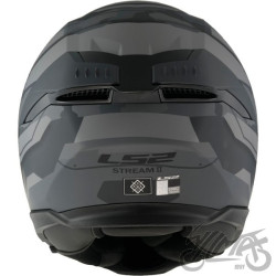 KASK LS2 FF808 STREAM II SHADOW M.TIT. GREY-06 3XL