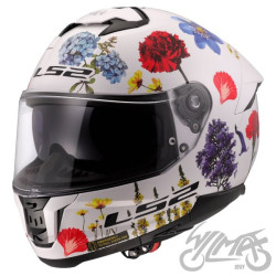 KASK LS2 FF808 STREAM II FLOWERS WHITE-06 XL