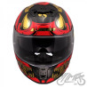 KASK LS2 FF808 STREAM II DRAKO BLACK RED-06 XS