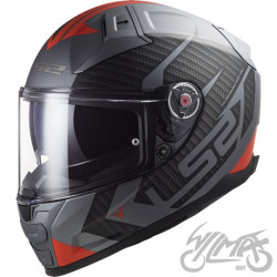 KASK LS2 FF811 VECTOR II SPLITTER M.TIT RED-06 3XL
