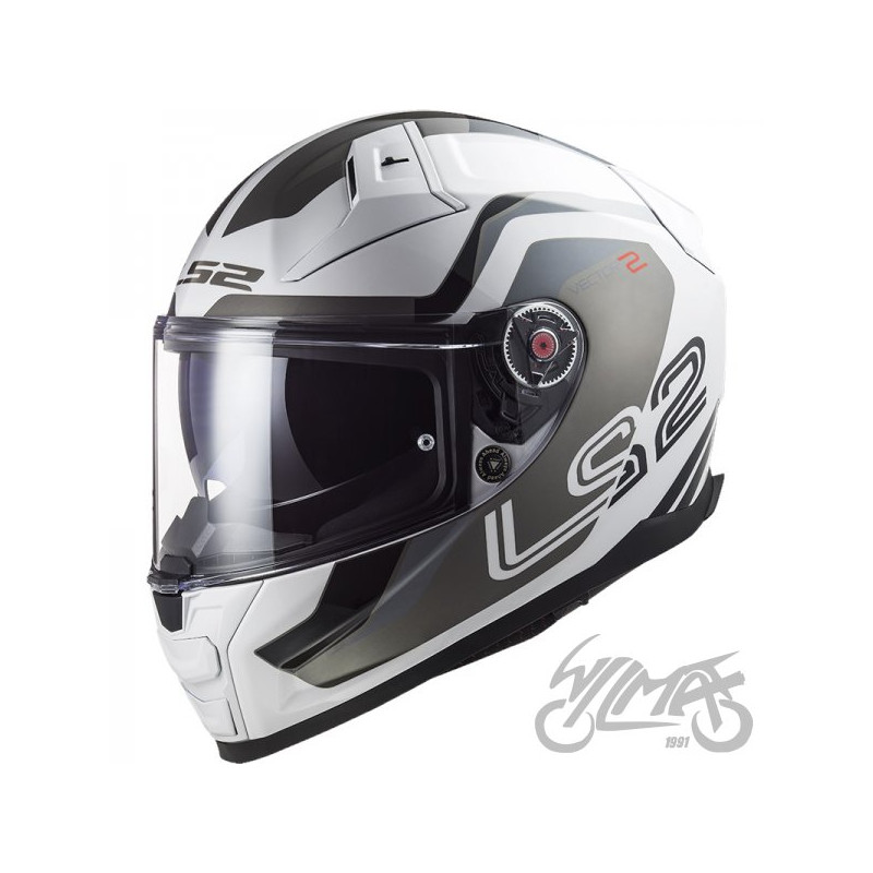 KASK LS2 FF811 VECTOR II METRIC WH.TIT.SIL.-06 XL