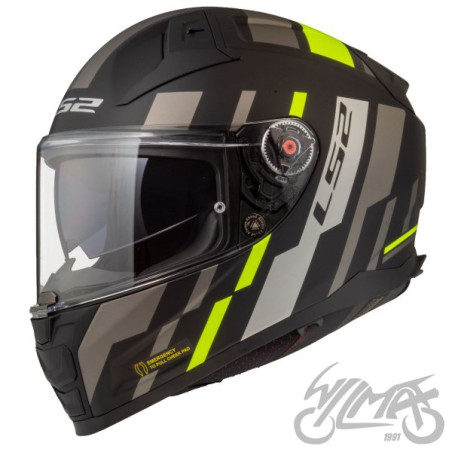 KASK LS2 FF811 VECTOR II TRON M.BL. H-V YEL.-06 XL