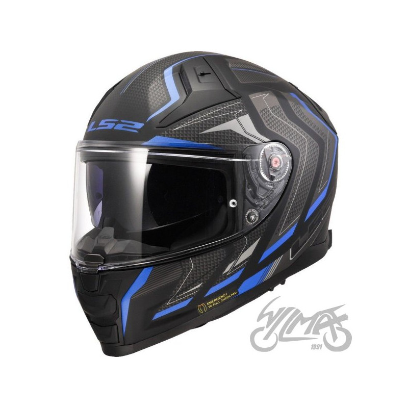 KASK LS2 FF811 VECTOR II ALIZER M.BL. BLUE-06 XL