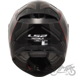 KASK LS2 FF811 VECTOR II ALIZER BLACK RED-06 M
