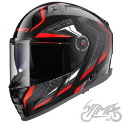 KASK LS2 FF811 VECTOR II ALIZER BLACK RED-06 XL