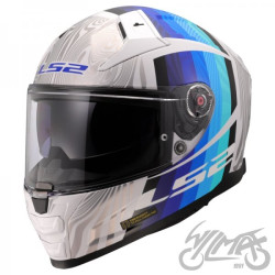 KASK LS2 FF811 VECTOR II FREEDOM WH. SILVER-06 XL