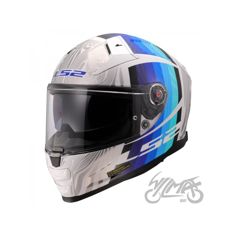 KASK LS2 FF811 VECTOR II FREEDOM WH. SILVER-06 XL