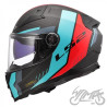 KASK LS2 FF811 VECTOR II C GRID RED CYAN-06 XL