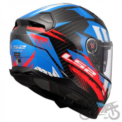 KASK LS2 FF811 VECTOR II C TANTIC RED BLUE-06 M