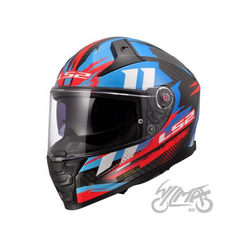 KASK LS2 FF811 VECTOR II C TANTIC RED BLUE-06 XXL