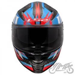 KASK LS2 FF811 VECTOR II C TANTIC RED BLUE-06 XXL