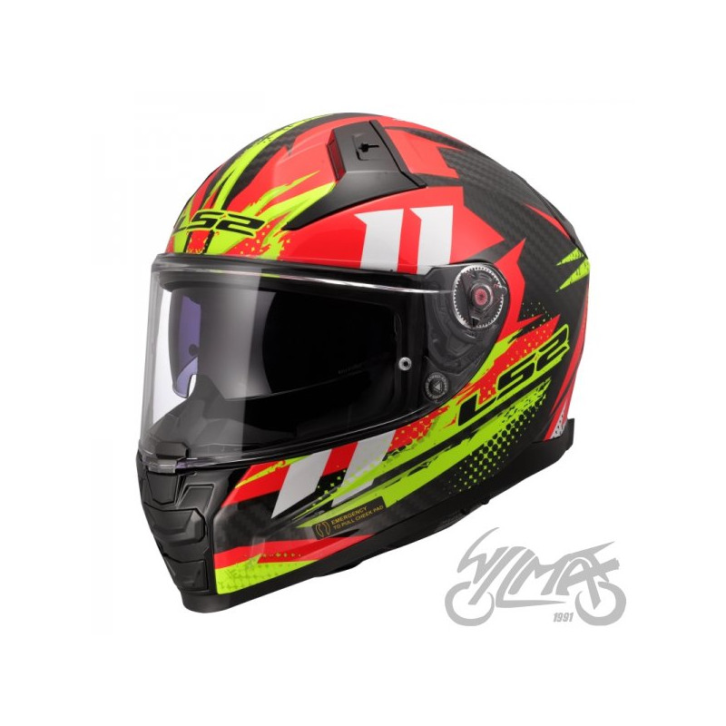 KASK LS2 FF811 VECTOR II C TANTIC RED YEL-06 M