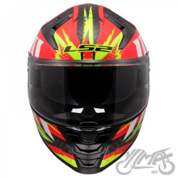 KASK LS2 FF811 VECTOR II C TANTIC RED YEL-06 M