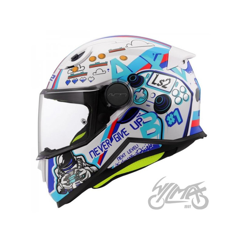 KASK LS2 FF812 KID NEXT LEVEL WHITE S