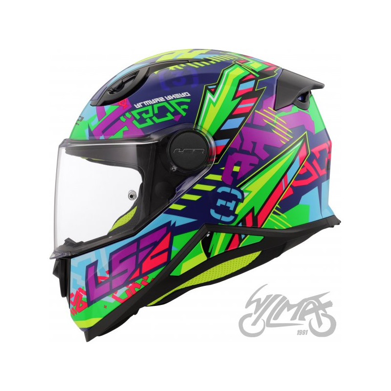 KASK LS2 FF812 KID SVENT BLUE GREEN S