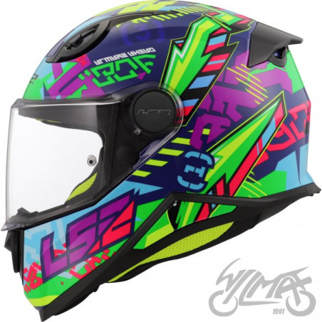 KASK LS2 FF812 KID SVENT BLUE GREEN M
