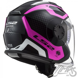KASK LS2 OF570 VERSO MARKER MATT BLACK VIOLET XS
