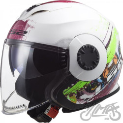 KASK LS2 OF570 VERSO SPRING WHITE PINK S
