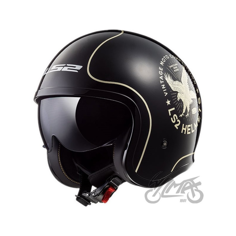 KASK LS2 OF599 SPITFIRE FLIER BLACK M
