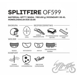KASK LS2 OF599 SPITFIRE FLIER BLACK M