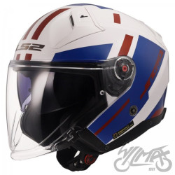 KASK LS2 OF603 INFINITY II SPECIAL WHITE BLUE RED