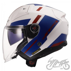 KASK LS2 OF603 INFINITY II SPECIAL WHITE BLUE RED