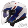 KASK LS2 OF603 INFINITY II SPECIAL WHITE BLUE RED