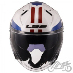 KASK LS2 OF603 INFINITY II SPECIAL WHITE BLUE RED