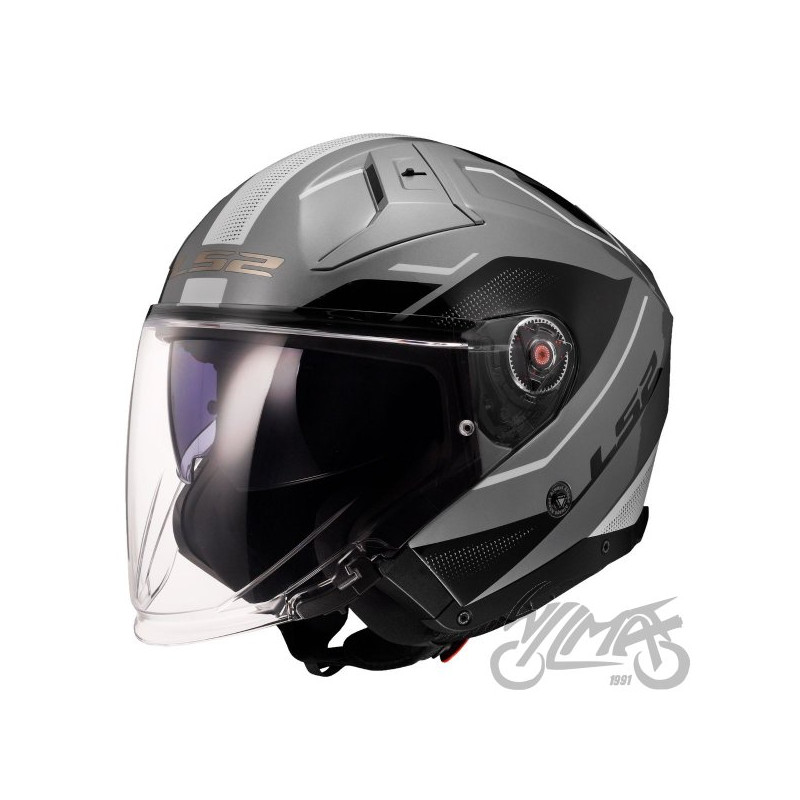 KASK LS2 OF603 INFINITY II VEYRON GREY WHITE M