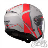 KASK LS2 OF603 INFINITY II FOCUS M.GREY RED-06 M