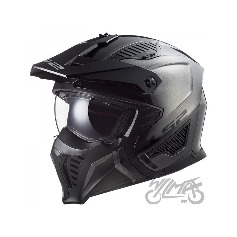 KASK LS2 OF606 DRIFTER JEANS TITANIUM-06 XS
