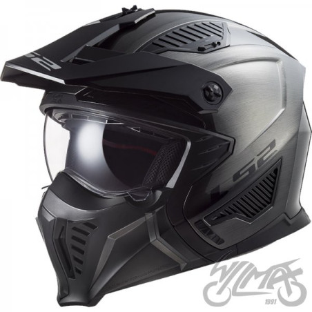 KASK LS2 OF606 DRIFTER JEANS TITANIUM-06 S