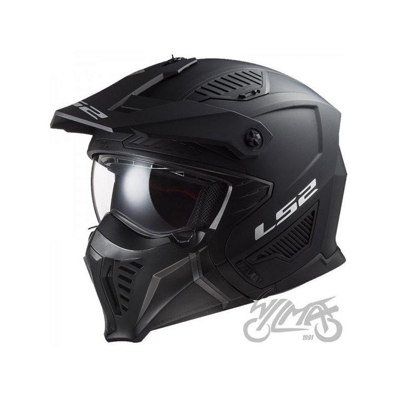KASK LS2 OF606 DRIFTER SOLID MATT BLACK-06 L