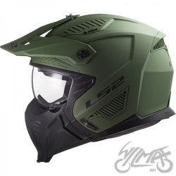 KASK LS2 OF606 DRIFTER SOLID MATT MILI GREEN-06 XS