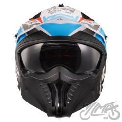 KASK LS2 OF606 DRIFTER DEVOR M.WHITE BLUE-06 L