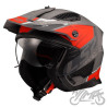 KASK LS2 OF606 DRIFTER DEVOR M.SIL TIT RED-06 M