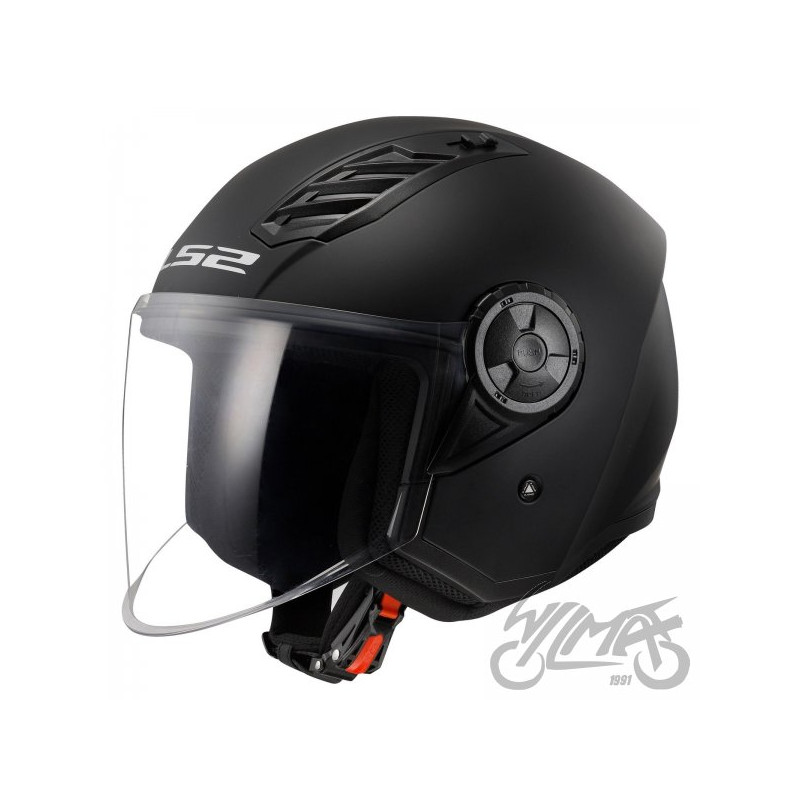 KASK LS2 OF616 AIRFLOW II SOLID MATT BLACK-06 M