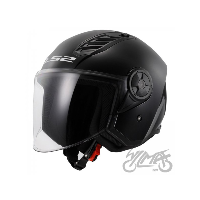 KASK LS2 OF616 AIRFLOW II SOLID BLACK-06 S