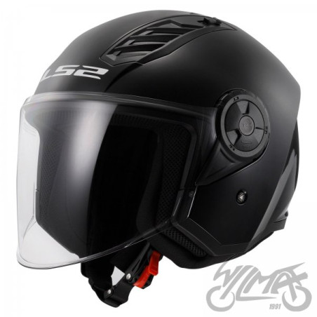 KASK LS2 OF616 AIRFLOW II SOLID BLACK-06 S