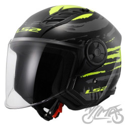 KASK LS2 OF616 AIRFLOW II BRUSH BL. H-V Y.-06 XXL