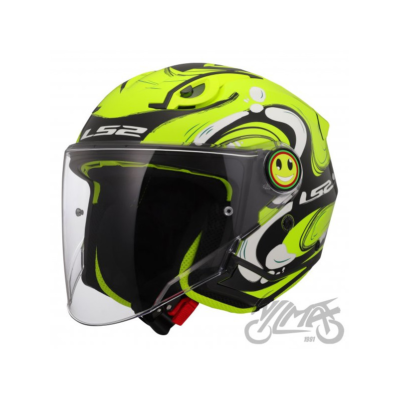 KASK LS2 OF622 FUNNY II GLUP H-VIS YELLOW S