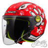 KASK LS2 OF622 FUNNY II PAWS MATT RED S