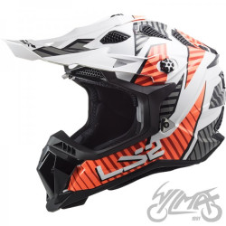 KASK LS2 MX700 SUBVERTER EVO ASTRO WHITE ORA. 3XL