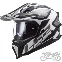KASK LS2 MX701 EXPLORER ALTER M. BLACK WHITE-06 M