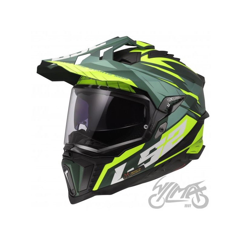 KASK LS2 MX701 EXPLORER SPIRE M.GR. H-V YEL-06 XXL