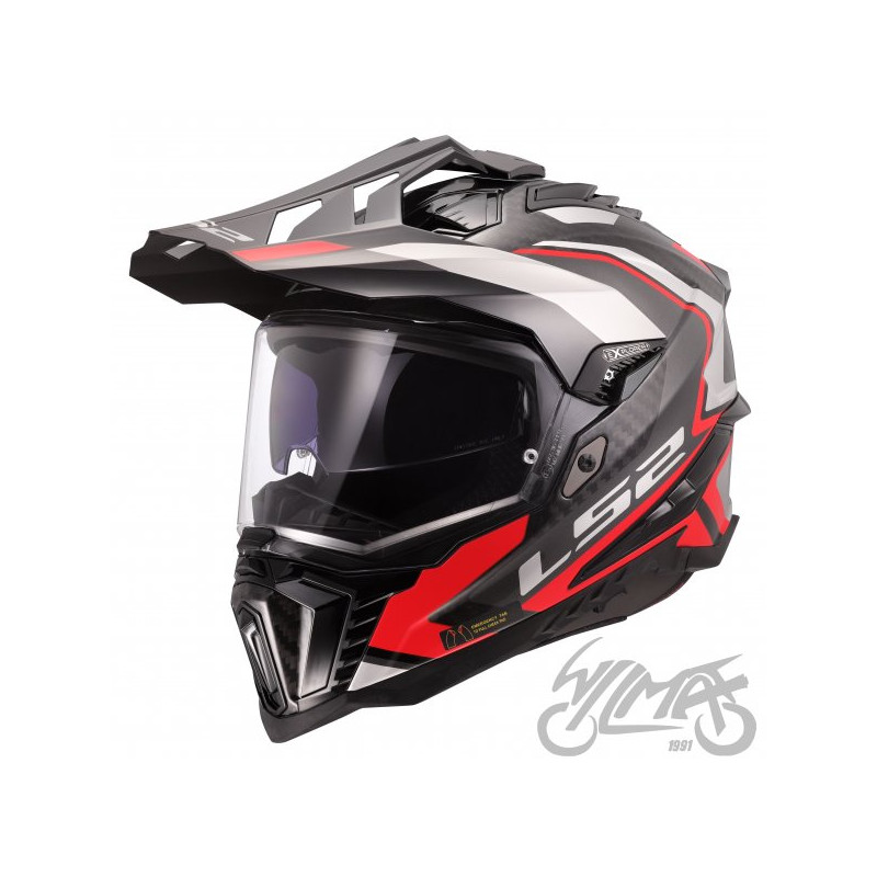 KASK LS2 MX701 EXPLORER C FRONTIER II RED-06 XXL