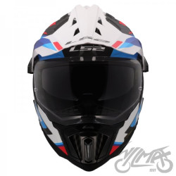 KASK LS2 MX701 EXPLORER C FRONTIER II WH.BL.-06 L