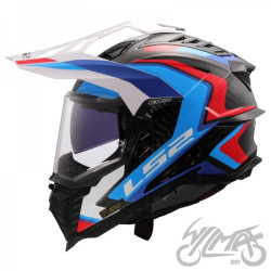 KASK LS2 MX701 EXPLORER C FRONTIER II WH.BL.-06 XL