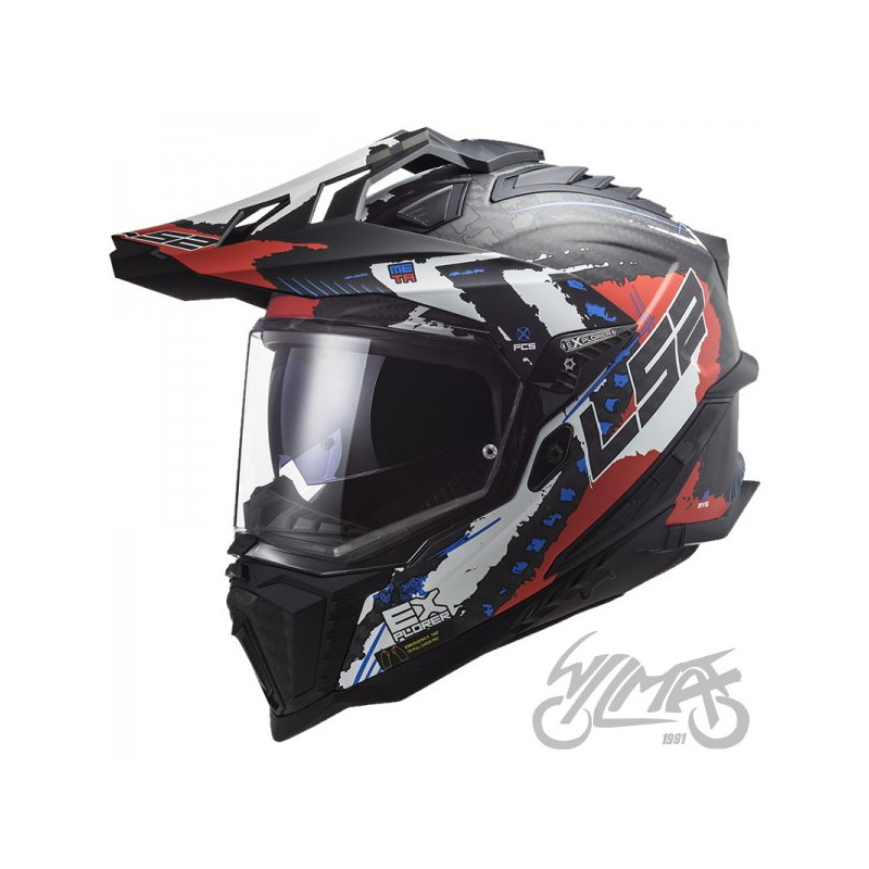 KASK LS2 MX701 C EXPLORER EXTEND MATT RED-06 M