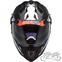 KASK LS2 MX701 C EXPLORER EXTEND MATT RED-06 M